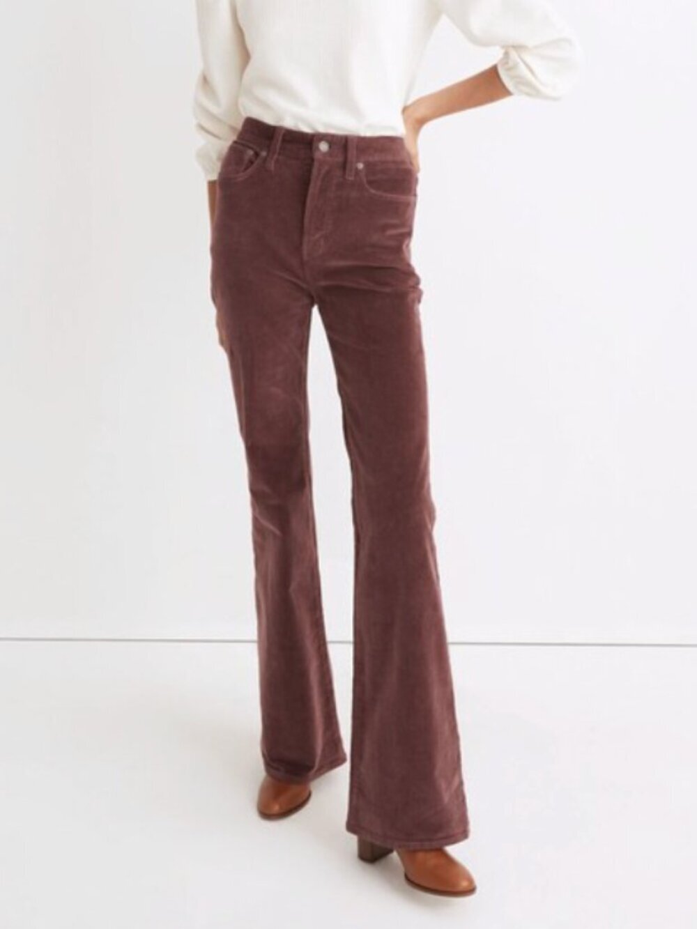 Madewell The Perfect Vintage Flare Jeans Corduroy Edition